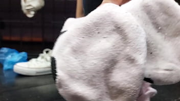 Two pairs of socks and sweaty feet