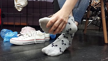 Two pairs of socks and sweaty feet