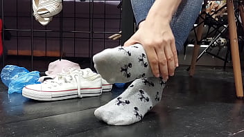 Two pairs of socks and sweaty feet