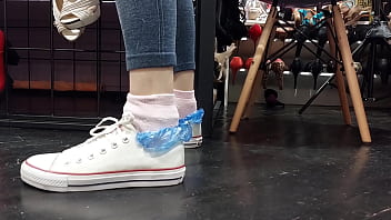 Two pairs of socks and sweaty feet Two pairs of socks and sweaty feet