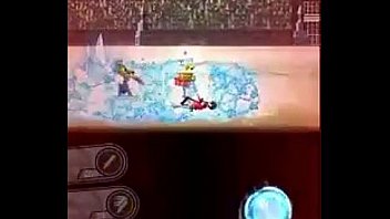 Guy gets punished by blonde girl and a trap