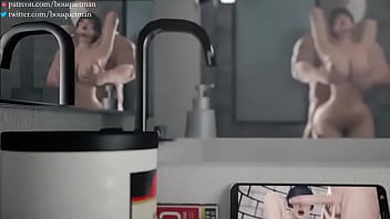 Take a bath with mommy