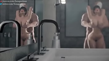 Take a bath with mommy