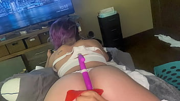 She is getting addicted to the orgasms