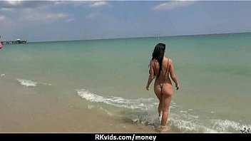 Tight teen fucks a man in front of the camera for cash 24