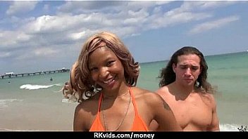 Tight teen fucks a man in front of the camera for cash 24