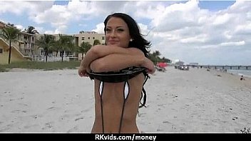 Tight teen fucks a man in front of the camera for cash 24