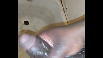 Jacking off in the shower