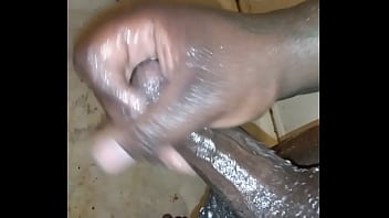 Jacking off in the shower