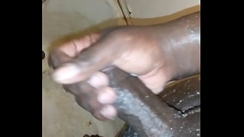 Jacking off in the shower