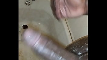 Jacking off in the shower