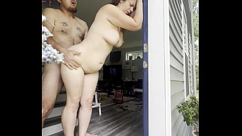 Thelocals public exposed in the front doorway nov 07 2025