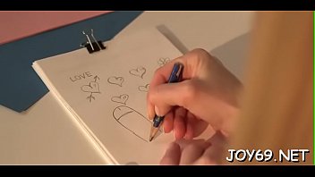 Elegant legal age teenager in a softcore play