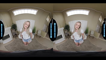 Pretty chloe rose sneaks over for hard dicking