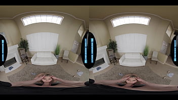 Pretty chloe rose sneaks over for hard dicking