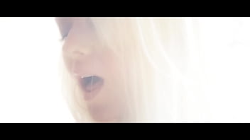 The blonde beauty doesn't need a man on this beautiful day; she just satisfies and relaxes by herself