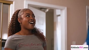 Jewelz Blu Wants To Know How Her Ebony Roommate Destiny Mira Squirt The Ebony Babe Shows Her How First By Fingering Her Pussy Then Using A Dildo thumbnail