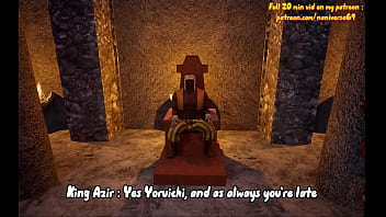 Yoruichi gets fucked by 2 warriors