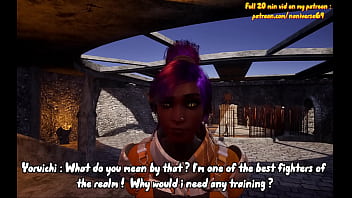 Yoruichi gets fucked by 2 warriors