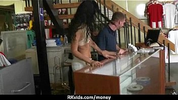 Amateur girl likes to suck cock for cash 9