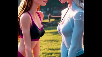 Just a quiet special moment between anna and elsa their bond is truly magical ai generated Just a quiet special moment between anna and elsa their bond is truly magical ai generated