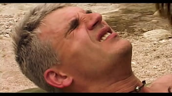 Under the sun by the river she takes the cock in every hole