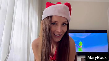 Santa gave me big cock as christmas gift