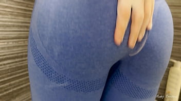 Cum on my sport bra after gym & shower with wet clothes peaky brownies