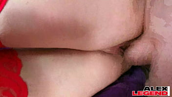 Hot brunette suttin gets hard creampied after riding hard