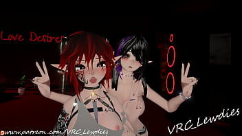 2 girls in vrc playing with each other promo