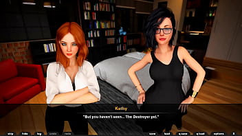 Redhead and brunette share a dick