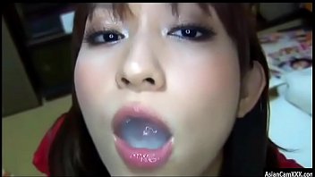 Japanese girl swallows multiple loads of thick cum Japanese girl swallows multiple loads of thick cum