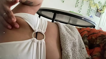 Pov cleavage closeup