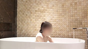 Bath time at luxury hotel