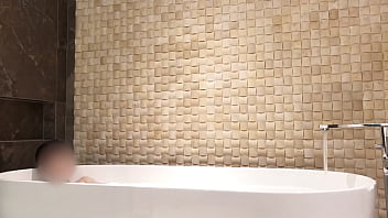 Bath time at luxury hotel