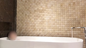 Bath time at luxury hotel