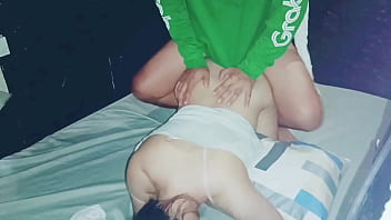 Asian chubby pregnant mom