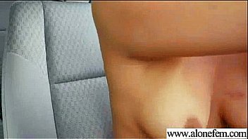 Solo horny amateur girl get dildo toys in holes video 26