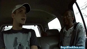 Black Muscled Dude Fucks Gay Skinny White Boy Bareback Style 10 thumbnail