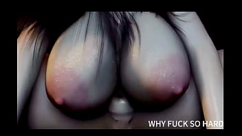 Huge boobs growing tits 3d