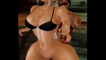 Raquel recibe duro por detrás