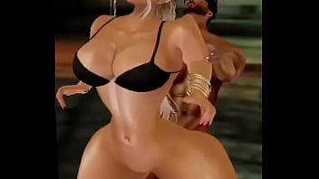 Raquel recibe duro por detrás