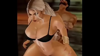 Raquel recibe duro por detrás