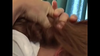 Slut in white stockings gets her tight twat filled with cock