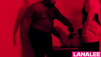 Taming coco and mr wolfie take charge on the massage table