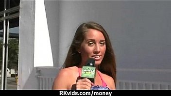 Stunning euro teen gets talked in to giving a blowjob for cash 25
