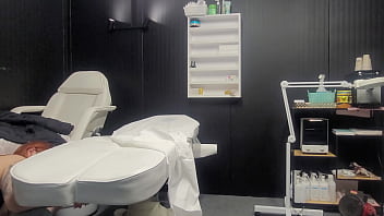 This masseuse just take strapon and fuck this guy pegging cum