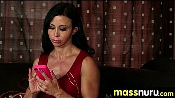 Nuru massage ends with a hot shower fuck 5