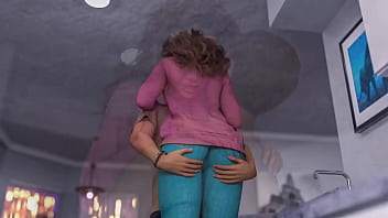 My bimbo dream #04 masturbating and cumming hard over my stepmom's new big fake tits