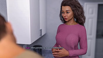 My bimbo dream #04 masturbating and cumming hard over my stepmom's new big fake tits